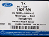 BŁOTNIK PRAWY PRZÓD FORD C-MAX 10- 15- OE_ 2593461 _ MU7J-M2C200-CA _ WSS-M2C200-D2