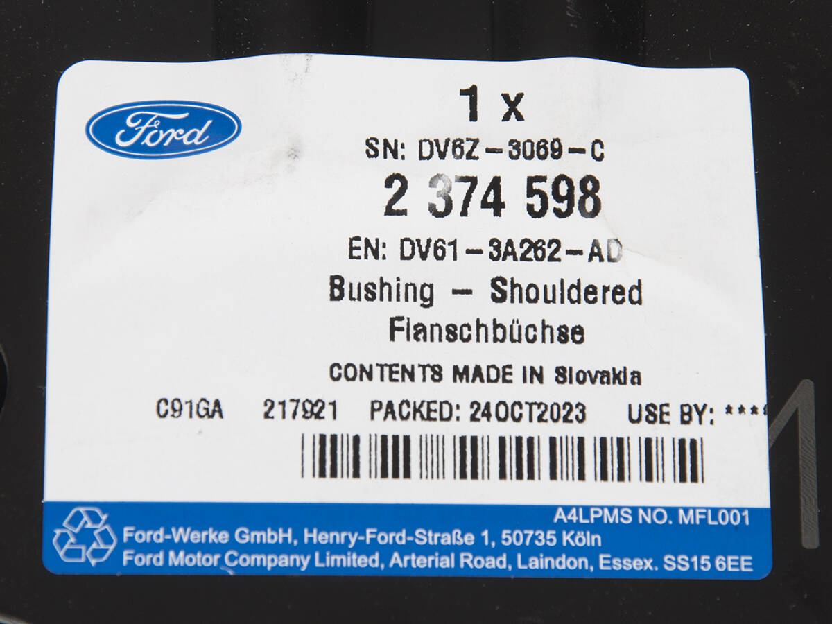 TULEJA WAHACZA PRZEDNIEGO TYLNA LEWA TRANSIT/TOURNEO CONNECT 13- _ 2374598 _ DV61-3A262-AD