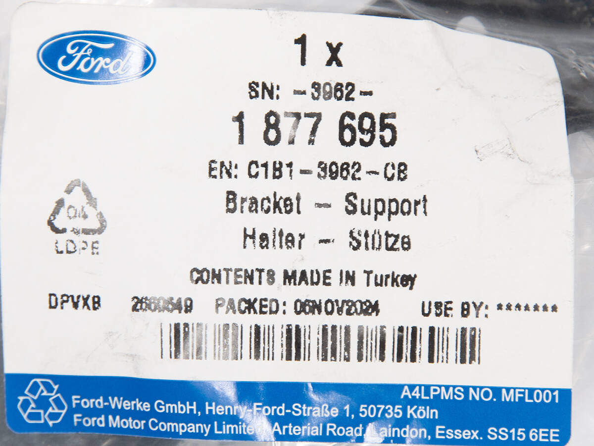 WSPORNIK PRZEKAŹNIKA ŚWIEC ŻAROWYCH B-MAX 15-17 OE _ 1877695 _ C1B1-3962-CB