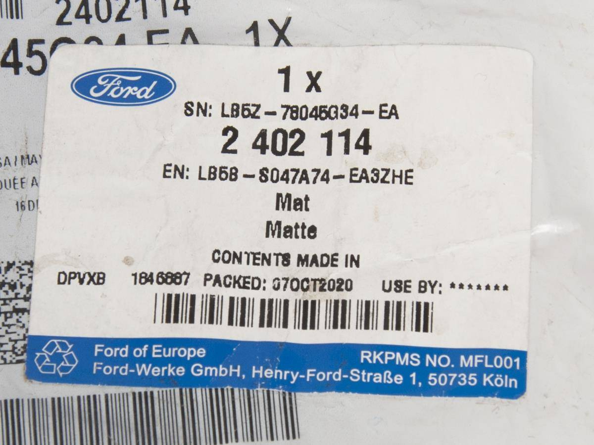 MATA PODŁOKIETNIKA EXPLORER 20- CZARNA EBONY_ 2402114 _ LB5B-S047A74-EA3ZHE _ LB5Z-78045G34-EA