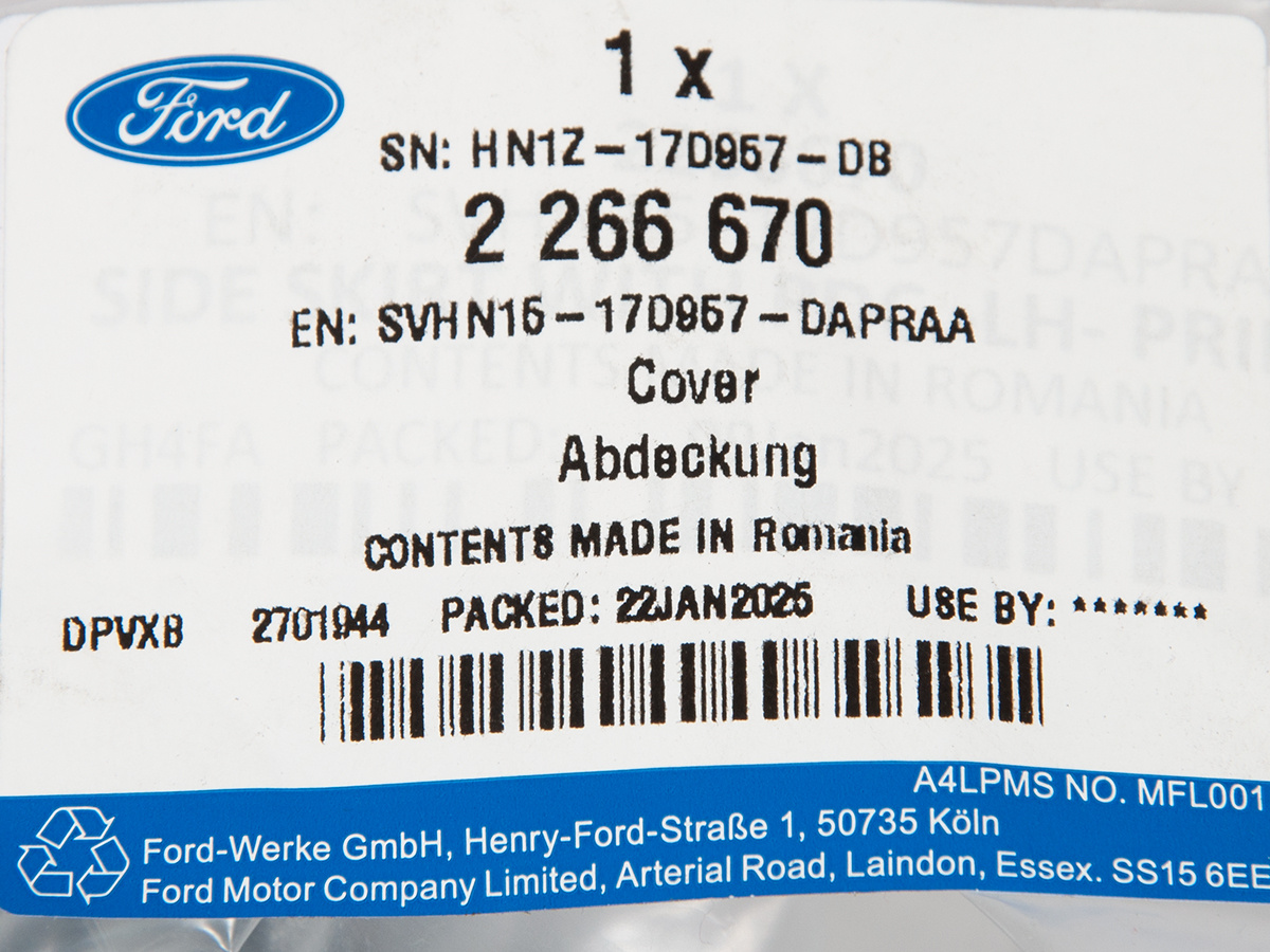 NAROŻNIK LEWY PRZÓD ECOSPORT 17- PDC _ 2266670 _ SVHN15-17D957-DAPRAA _ GTU_07