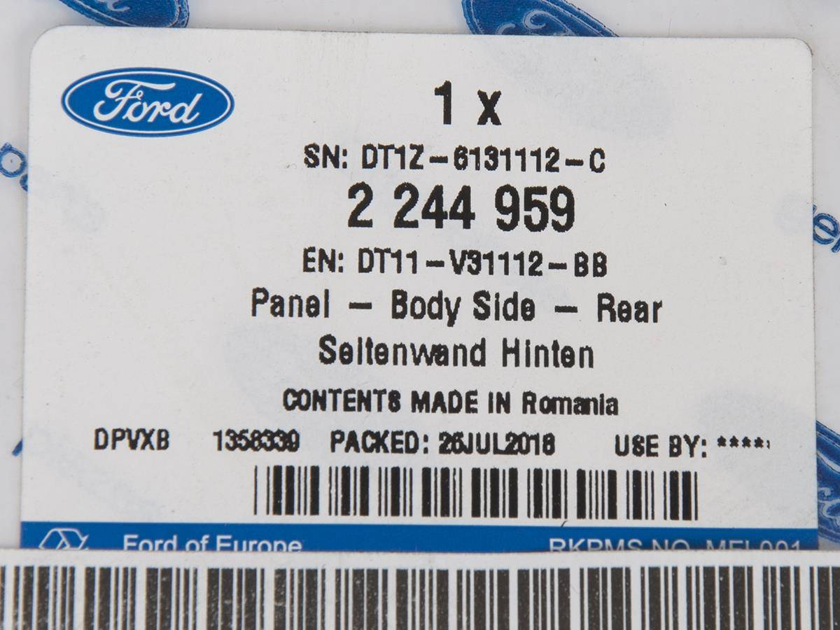 PANEL PRAWY POSZYCIA DRZWI PRZESUWNYCH CONNECT 13- _ 2244959 _ DT11-V31112-BB _ DT1Z-6131112-C _ GTU_07