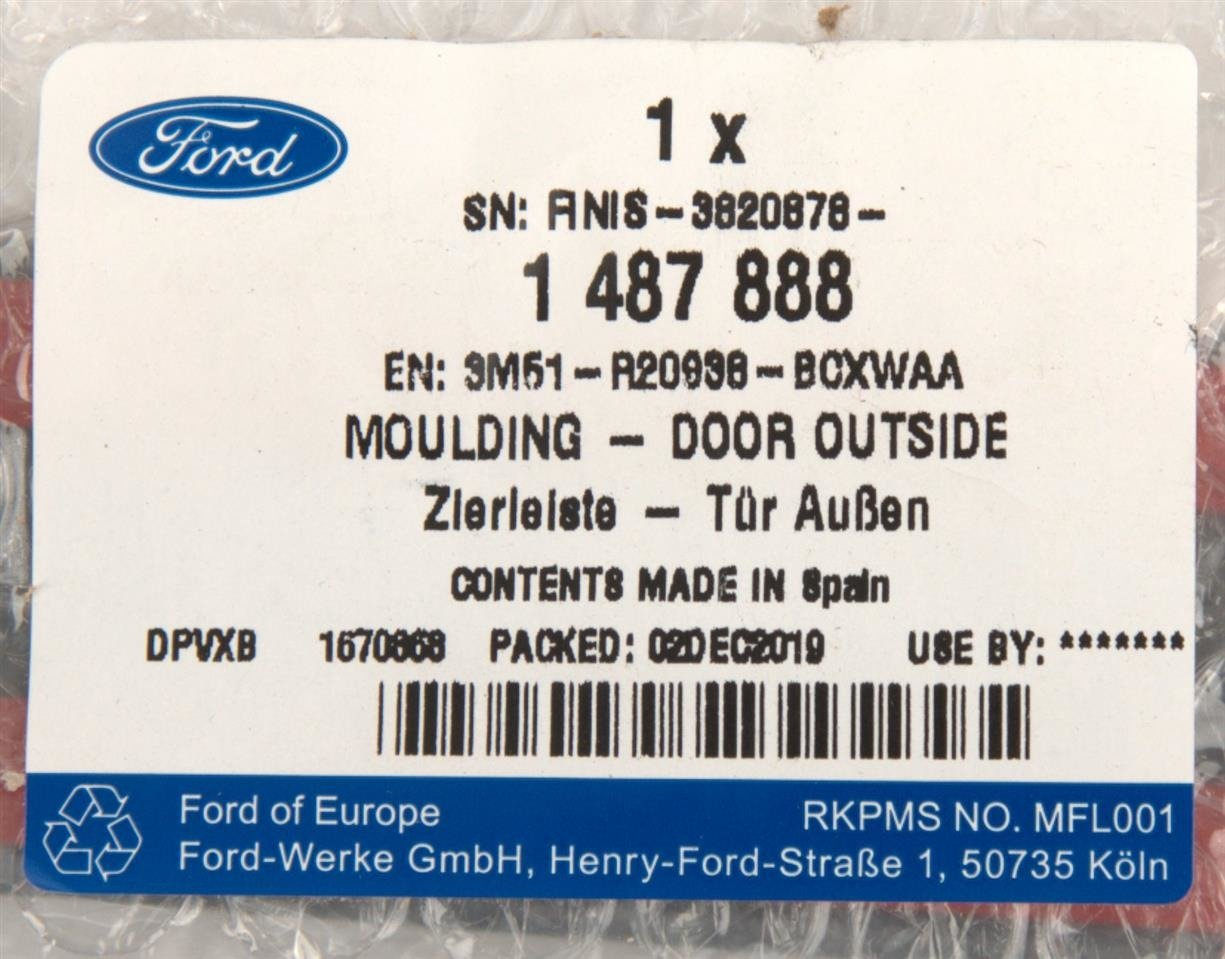 LISTWA DRZWI C-MAX 2007- FOCUS 2003- _ 1487888 _ 3M51-R20938-BCXWAA _ GTU_07