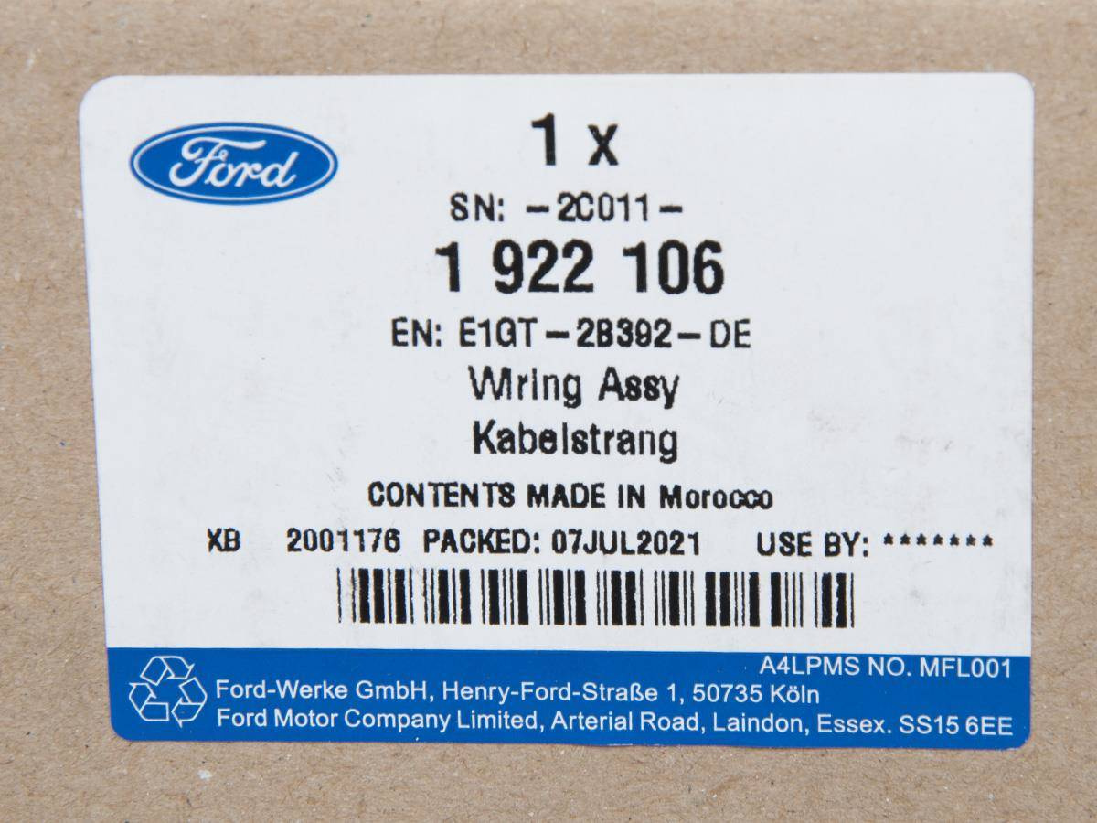 WIĄZKA CZUJNIKA POZIOMU ŚWIATEŁ PRZÓD S-MAX 15- _ 1922106 _ E1GT-2B392-DE