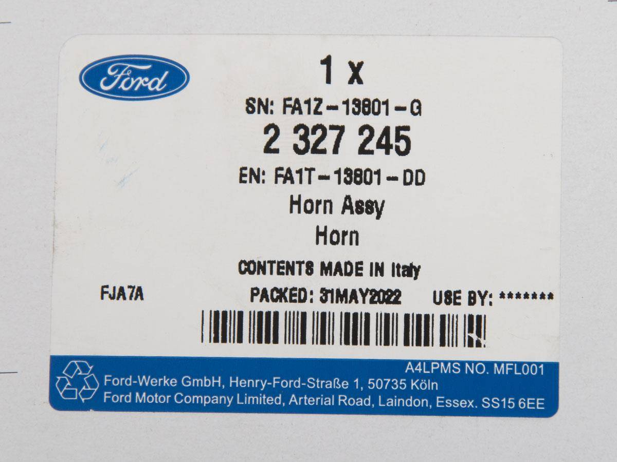 SYGNAŁ DŹWIEKOWY LEWY S-MAX/GALAXY 18- ( WYSOKI TON ) _ 2327245 _ FA1T-13801-DD