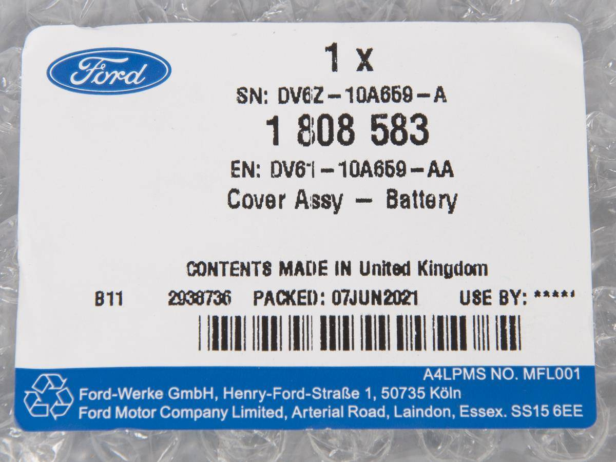 POKRYWA AKUMULATORA C-MAX 18-19 CONNECT 13- _ 1808583 _ DV61-10A659-AA _ DV6Z-10A659-A