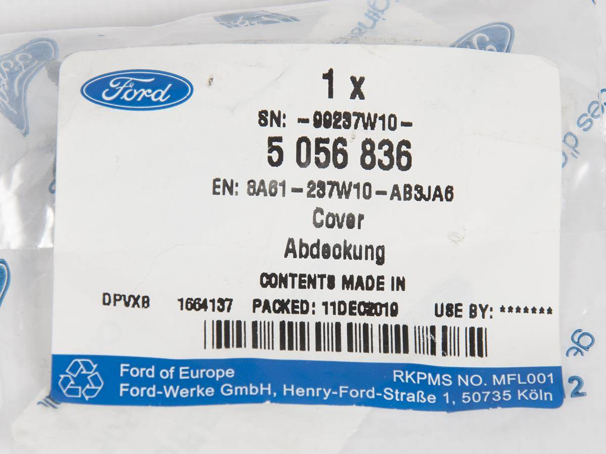 ZAŚLEPKA KLAMKI PRZÓD I TYŁ ECOSPORT 13- 17- _ 5056836 _ 8A61-237W10-AB3JA6 _ 8A6Z-99237W10-AA