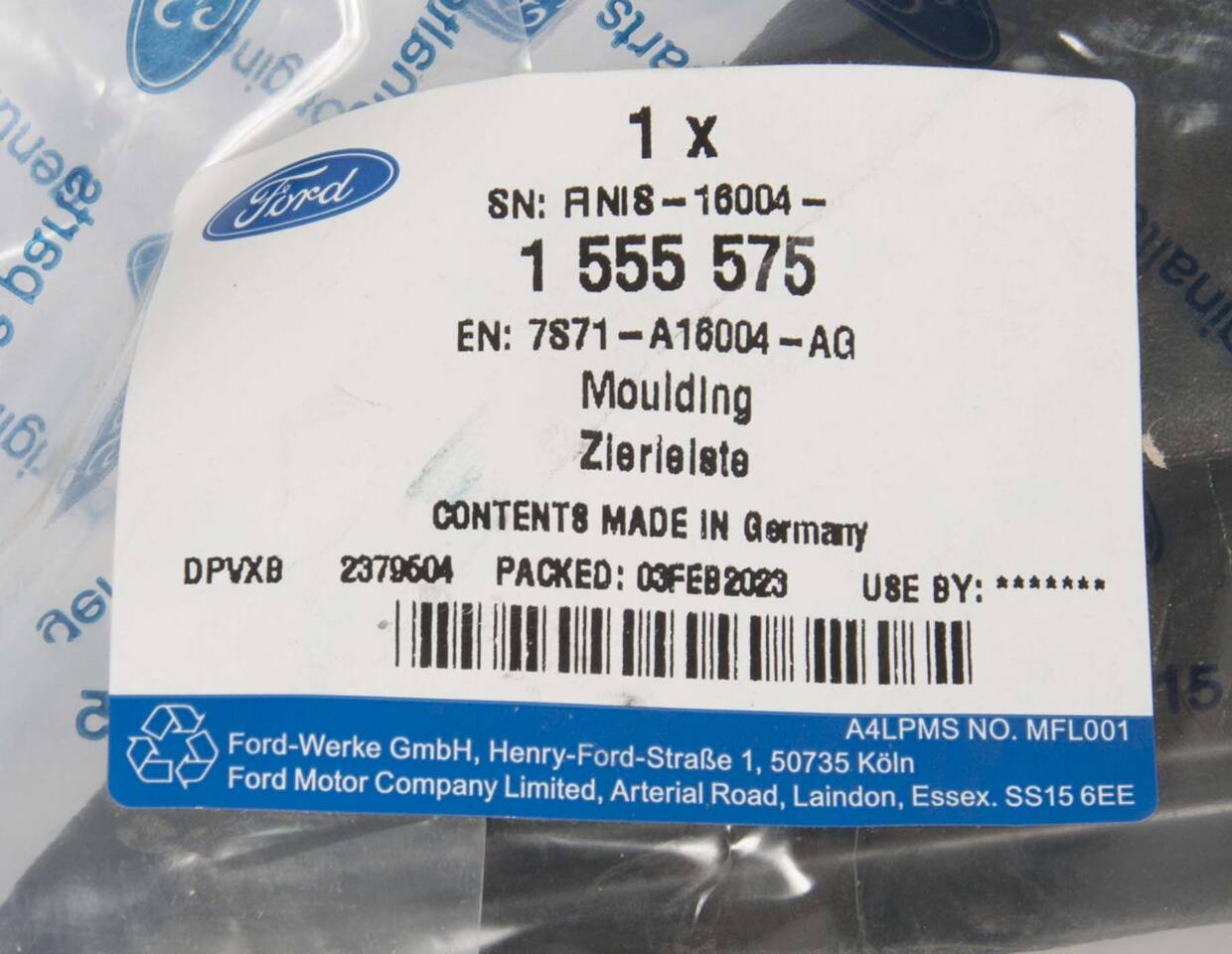 LISTWA "TRÓJKĄT " LEWA MONDEO 07-14 _ 1555575 _ 7S71-A16004-AG