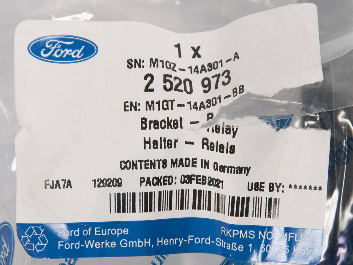 UCHWYT PRZEKAŹNIKÓW S-MAX/GALAXY 21- _ 2520973 _ M1GT-14A301-BB