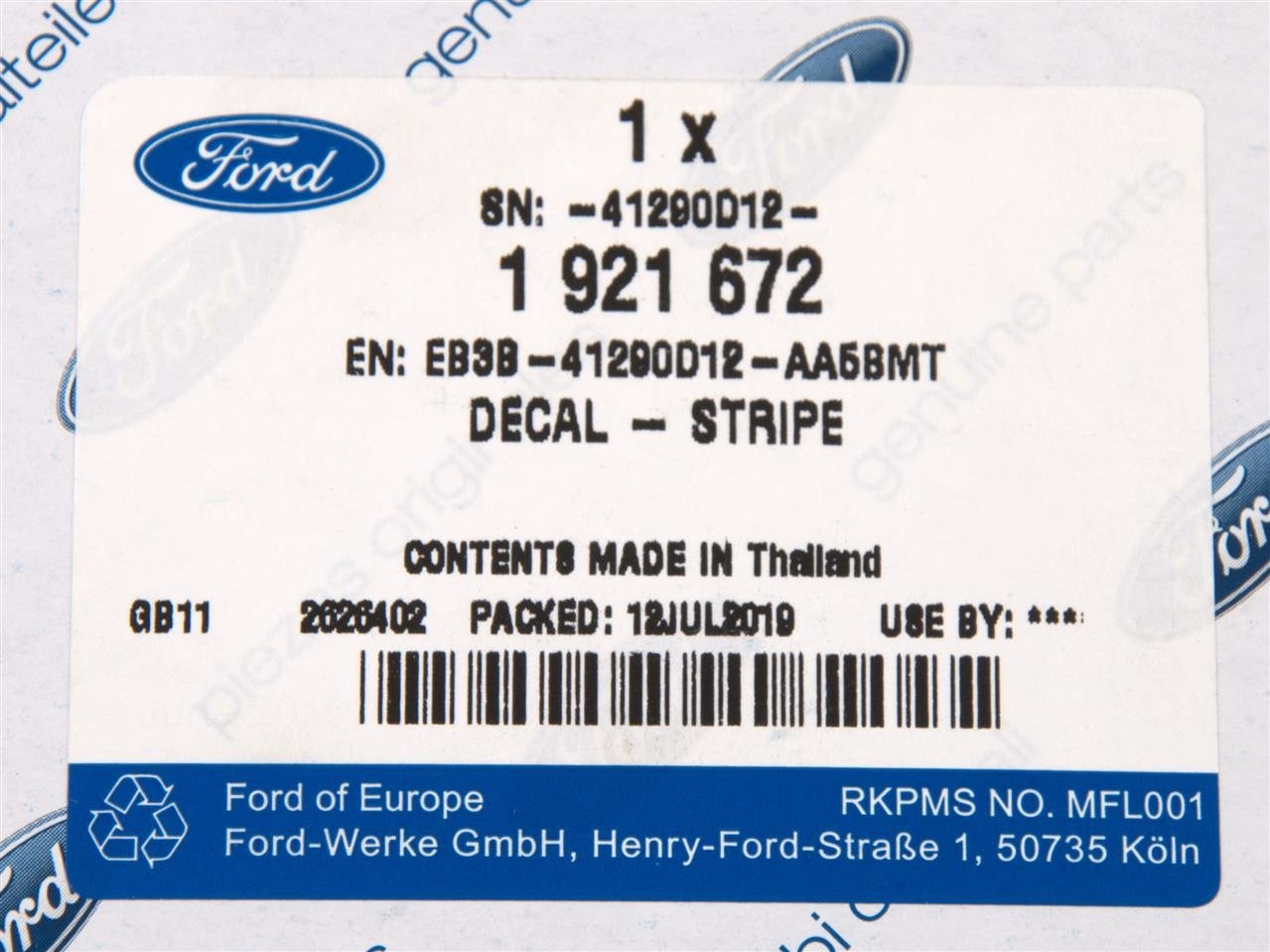 EMBLEMAT 4 X 4 RANGER 2012- _ 1921672 _ EB3B-41290D12-AA5BMT