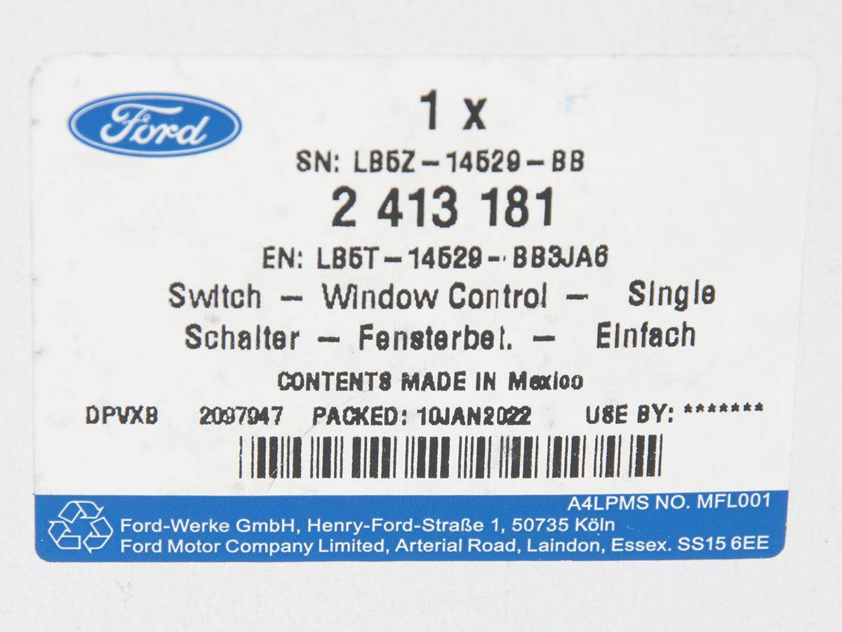 PRZEŁĄCZNIK STEROWANIA SZYBY TYŁ EXPLORER 20- _ 2413181 _ LB5T-14529-BB3JA6