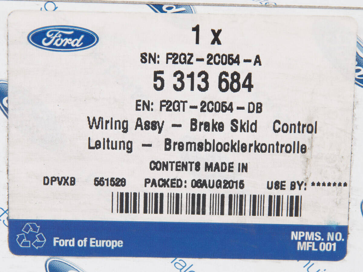 WIĄZKA HAMULCA FORD EDGE 15-18 _ 5313684 _ F2GT-2C054-DB _ F2GZ-2C054-A