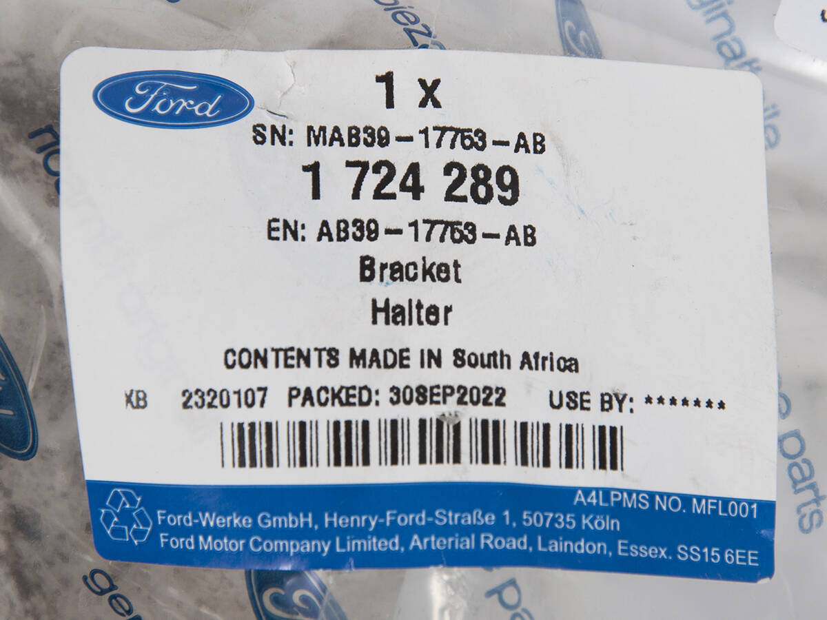 ŚLIZG LEWY REFLEKTORA RANGER 11-15 _ 1724289 _ AB39-17753-AB