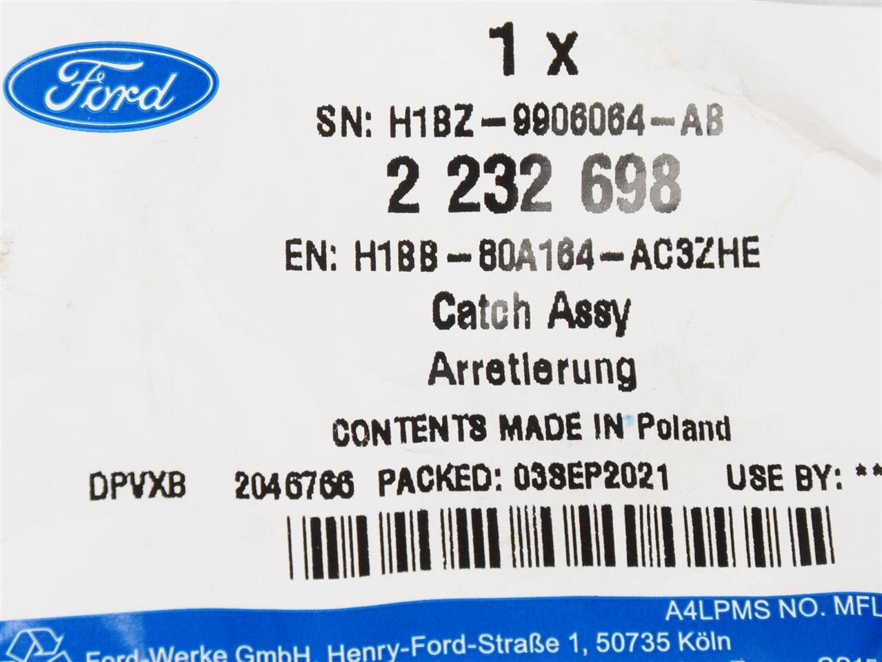ZAWIAS SCHOWKA PRAWY FIESTA 17-21 FORD OE_ 2232698 _ H1BB-80A164-AC3ZHE