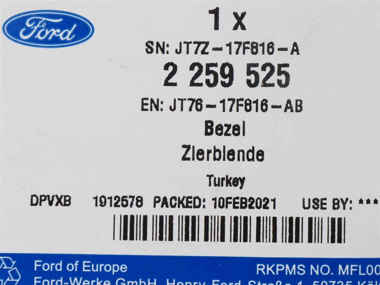 RAMKA GRILA TRANSIT/TOURNEO COURIER 18- _ 2259525 _ JT76-17F816-AB _ GTU_07