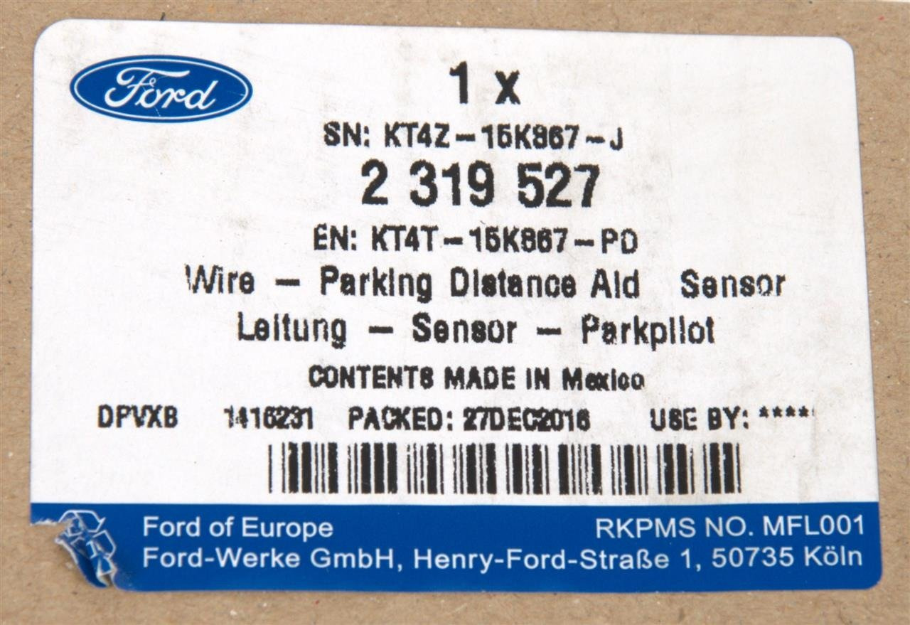 WIĄZKA ZDERZAKA PRZEDNIEGO EDGE 2018- 6 PDC KAMERA _ 2432773 _ KT4T-15K867-PE _ KT4Z-15K867-J