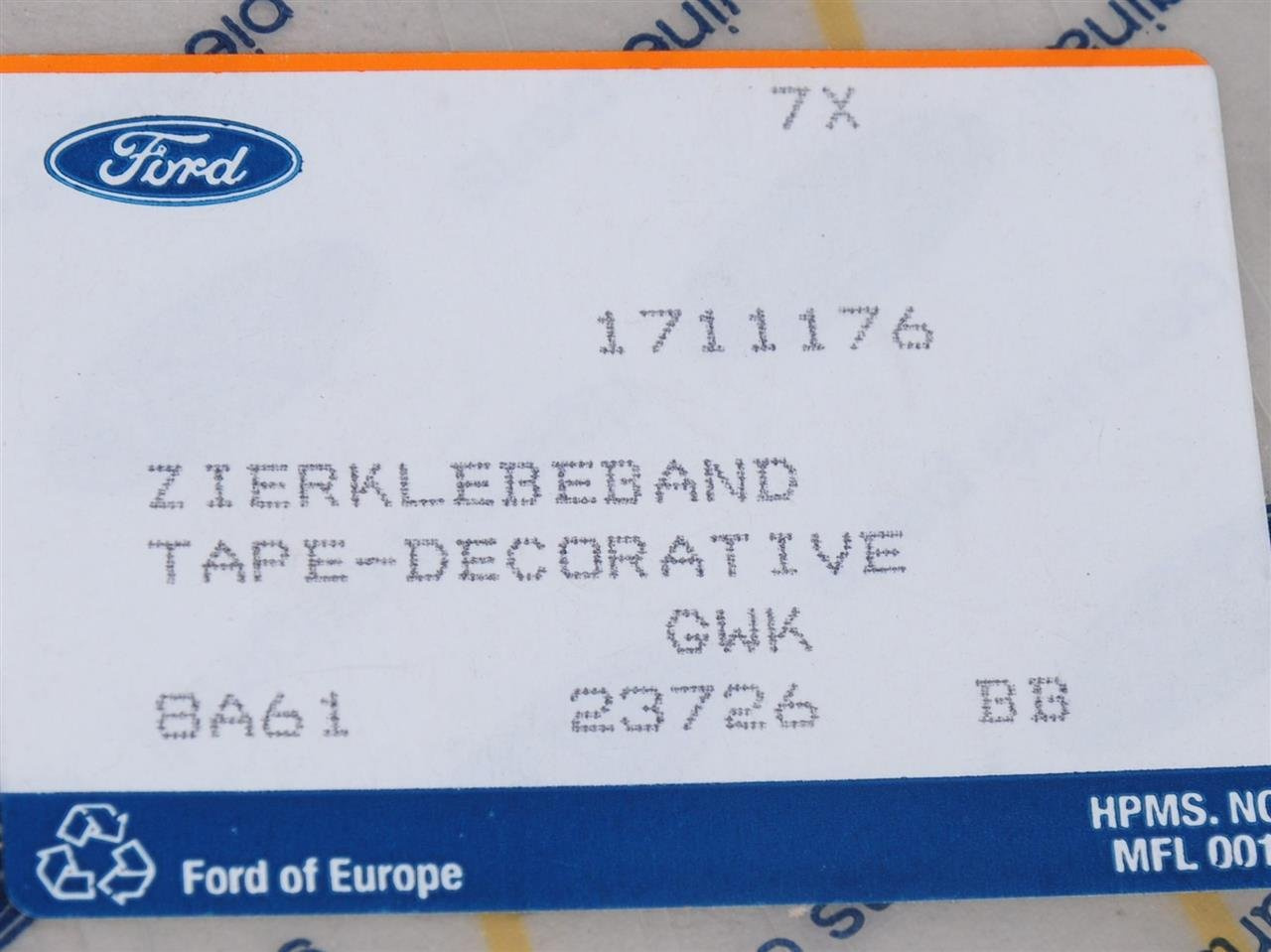 FOLIA OCHRONNA PRAWA FIESTA 2008- 2012- _ 1870795 _ 8A61-23726-BC