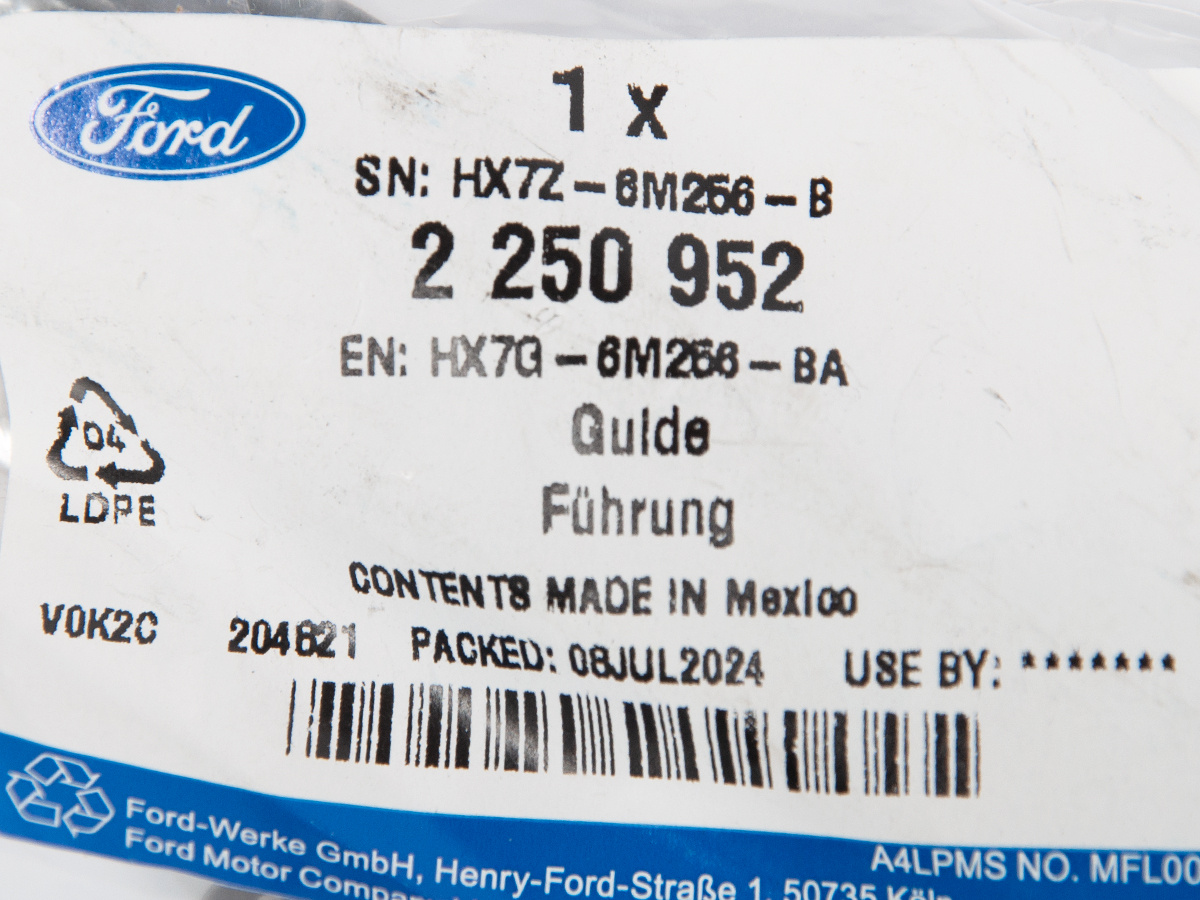 ŚLIZG GÓRNY ŁAŃCUCHA ROZRZĄDU KUGA 20- FORD OE _ 2250952 _ HX7G-6M256-BA _ HX7Z-6M256-B