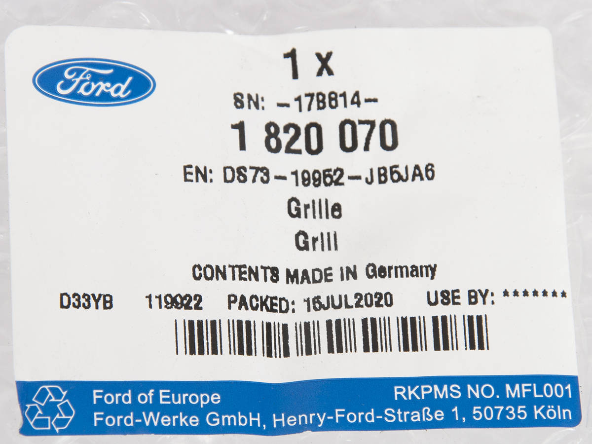 KRATKA HALOGENU PRAWA MONDEO MK5 14- FUSION USA _ 1820070 _ DS73-19952-JB5JA6 _ GTU_07