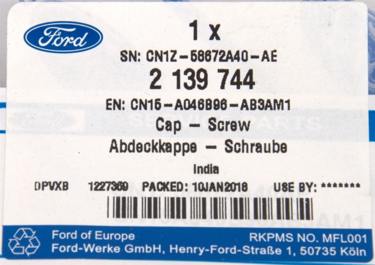 ZAŚLEPKA PODSUFITKI PRAWA ECOSPORT 2017- _ 2139744 _ CN15-A046B96-AB3AM1 _ CN1Z-58672A40-AE