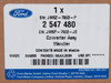 SPRZĘGŁO HYDROKINETYCZNE FORD KUGA FOCUS 8F35/8F40 _ 2547480 _ JM5P-7902-JE