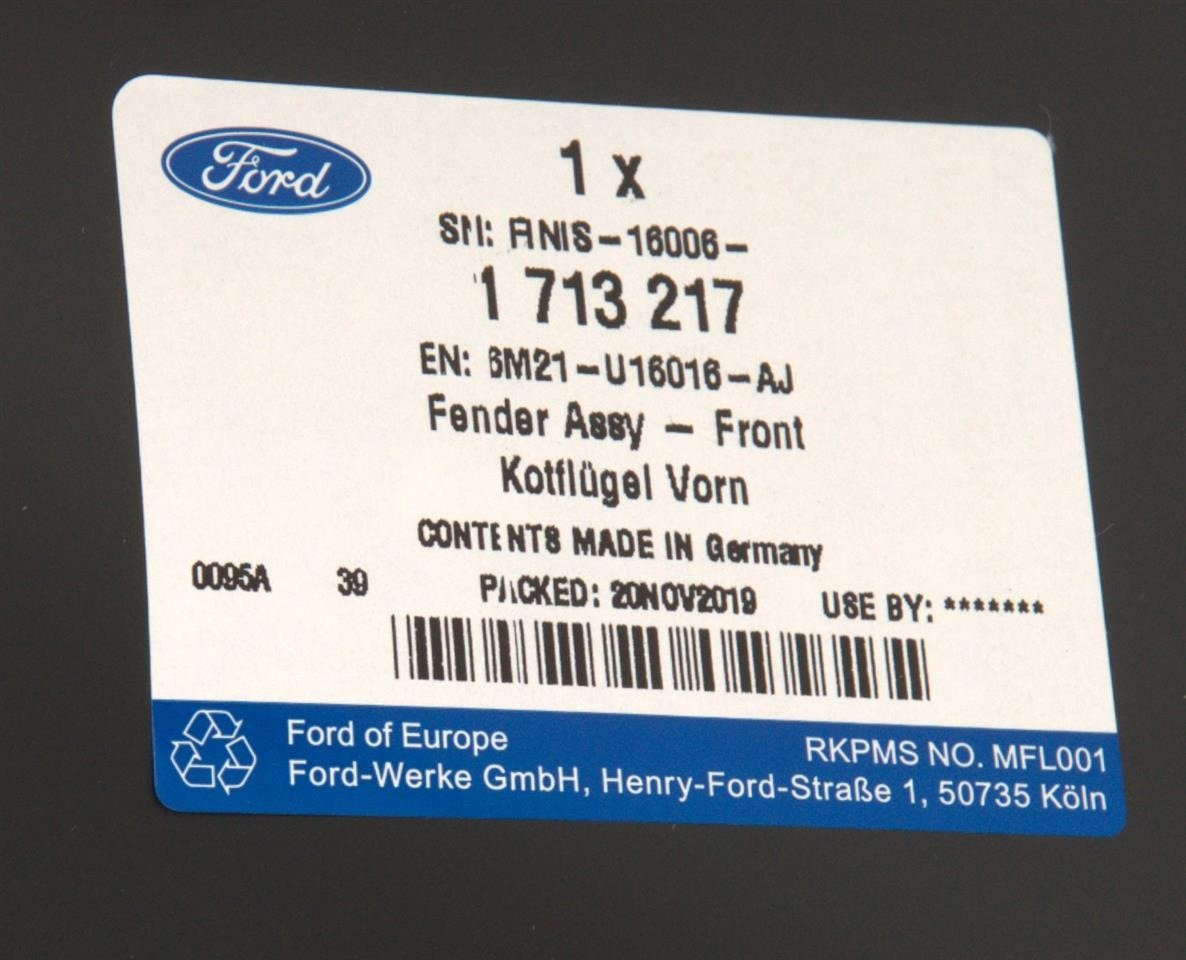 BŁOTNIK LEWY GALAXY 2006-2015 _ 1713217 _ 6M21-U16016-AJ _ GTU_07