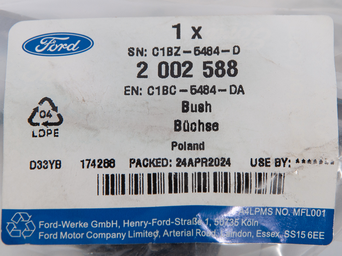 TULEJA STABILIZATORA PRZÓD FIESTA 15-19 ST