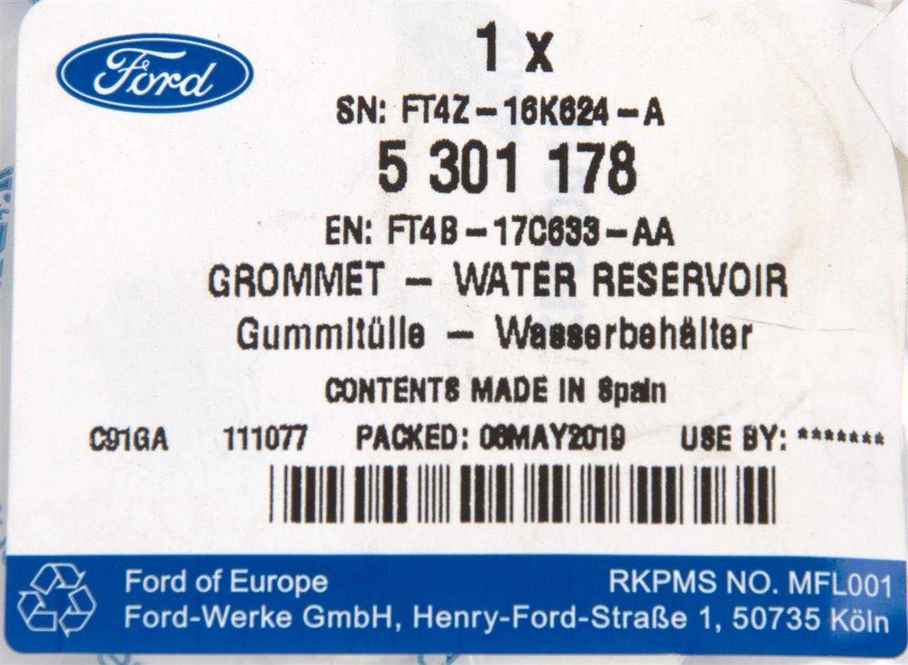 USZCZELKA CZUJNIKA PŁYNU SPRYSKIWACZY EDGE MONDEO _ 5301178 _ FT4B-17C633-AA _ FT4Z-16K624-A