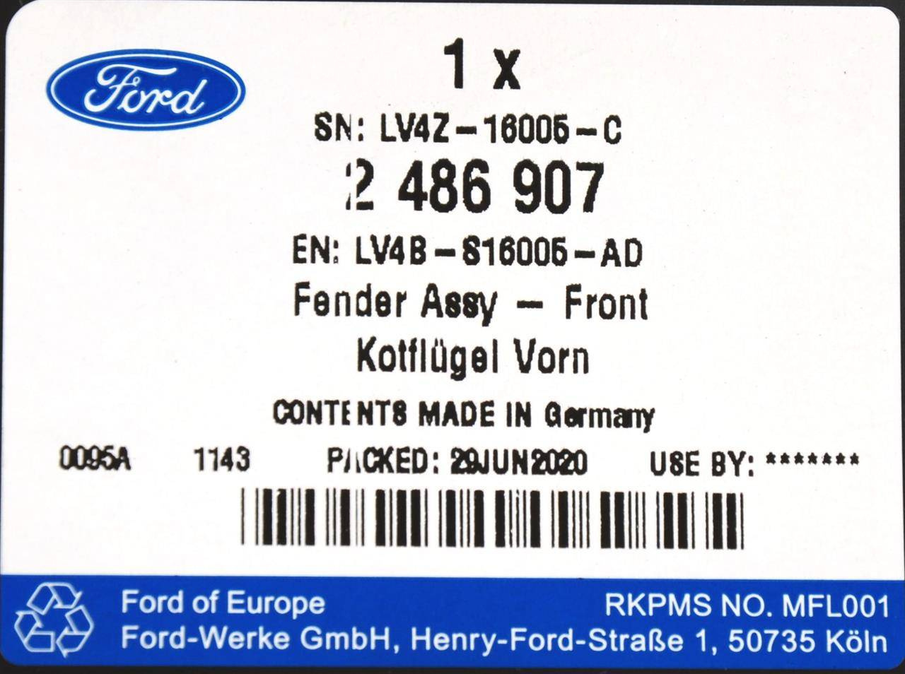 BŁOTNIK PRAWY PRZÓD KUGA 2020- _ 2549906 _ LV4B-S16005-AG