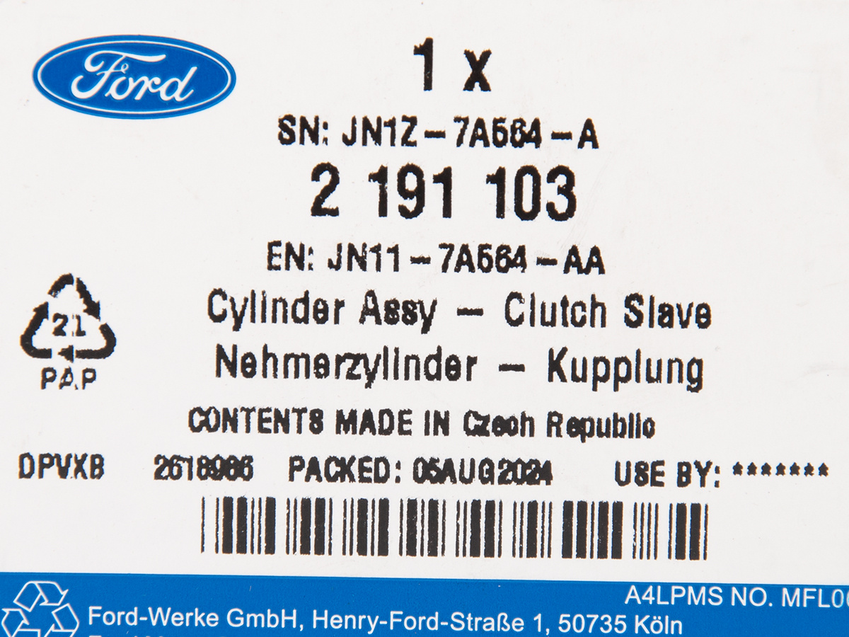 WYSPRZĘGLIK SPRZĘGŁA FORD FOCUS EDGE 2.0 ECOBLUE