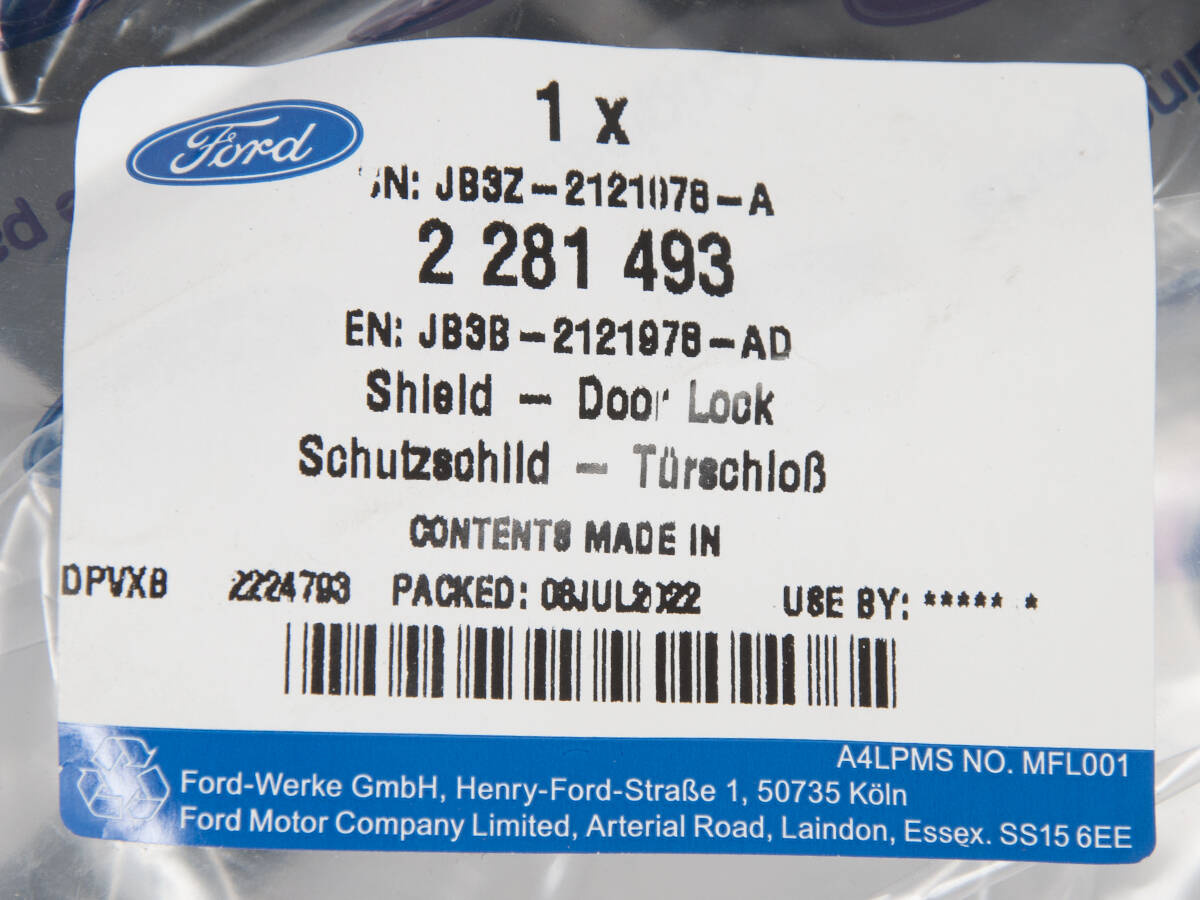 OSŁONA ZAMKA PRAWEGO DRZWI PRZÓD RANGER 19- _ 2281493 _ JB3B-2121978-AD