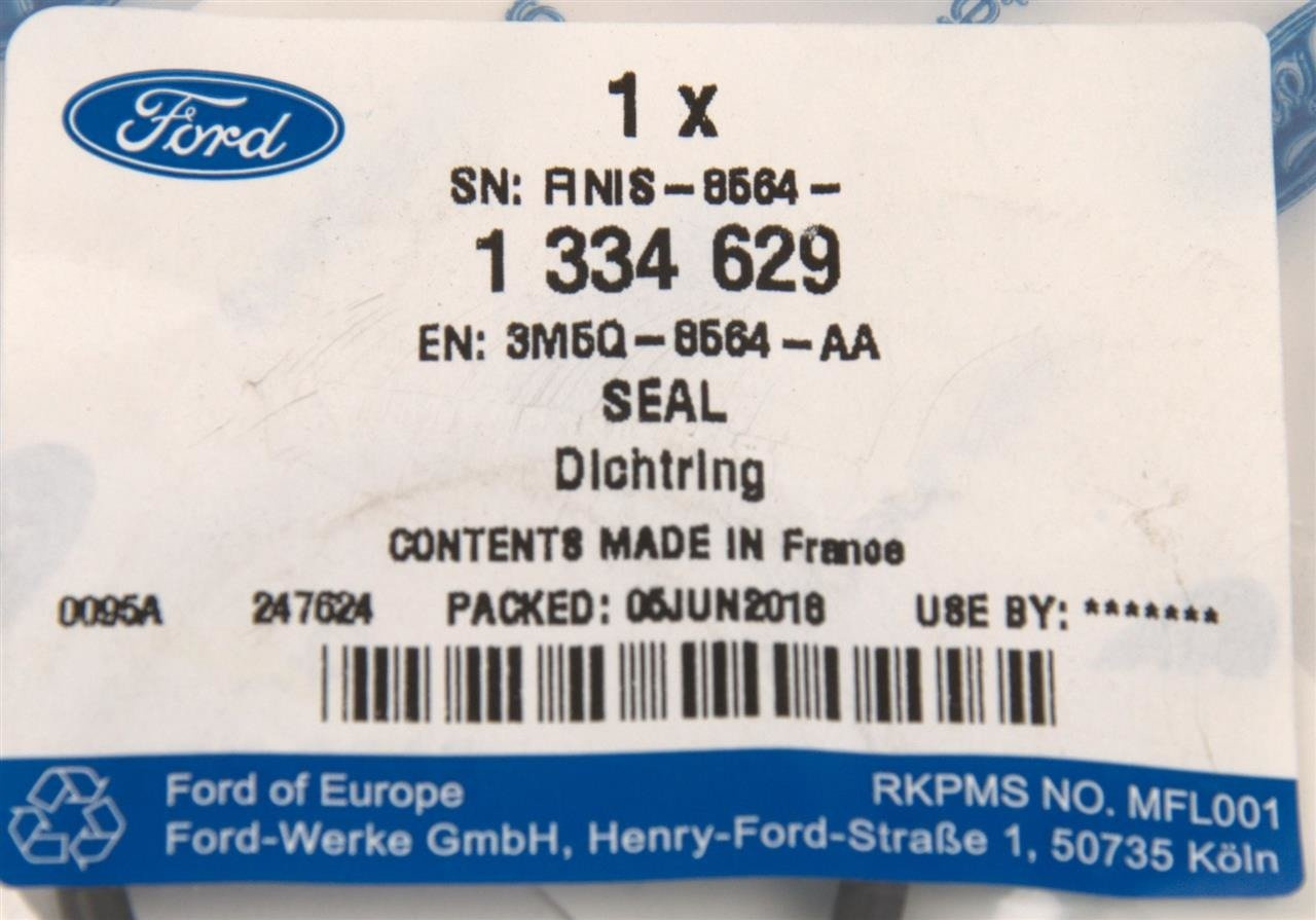 USZCZELKA WĘŻA UKŁADU CHŁODZENIA 1.4 1.5 1.6 TDCI _ 1334629 _ 3M5Q-8564-AA