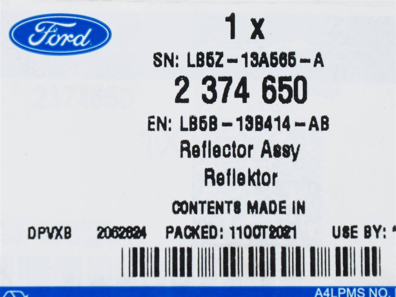 "ODBLASK TYLNY PRAWY EXPLORER 20- _ 2374650 _ LB5B-13B414-AB _ LB5Z-13A565-A"