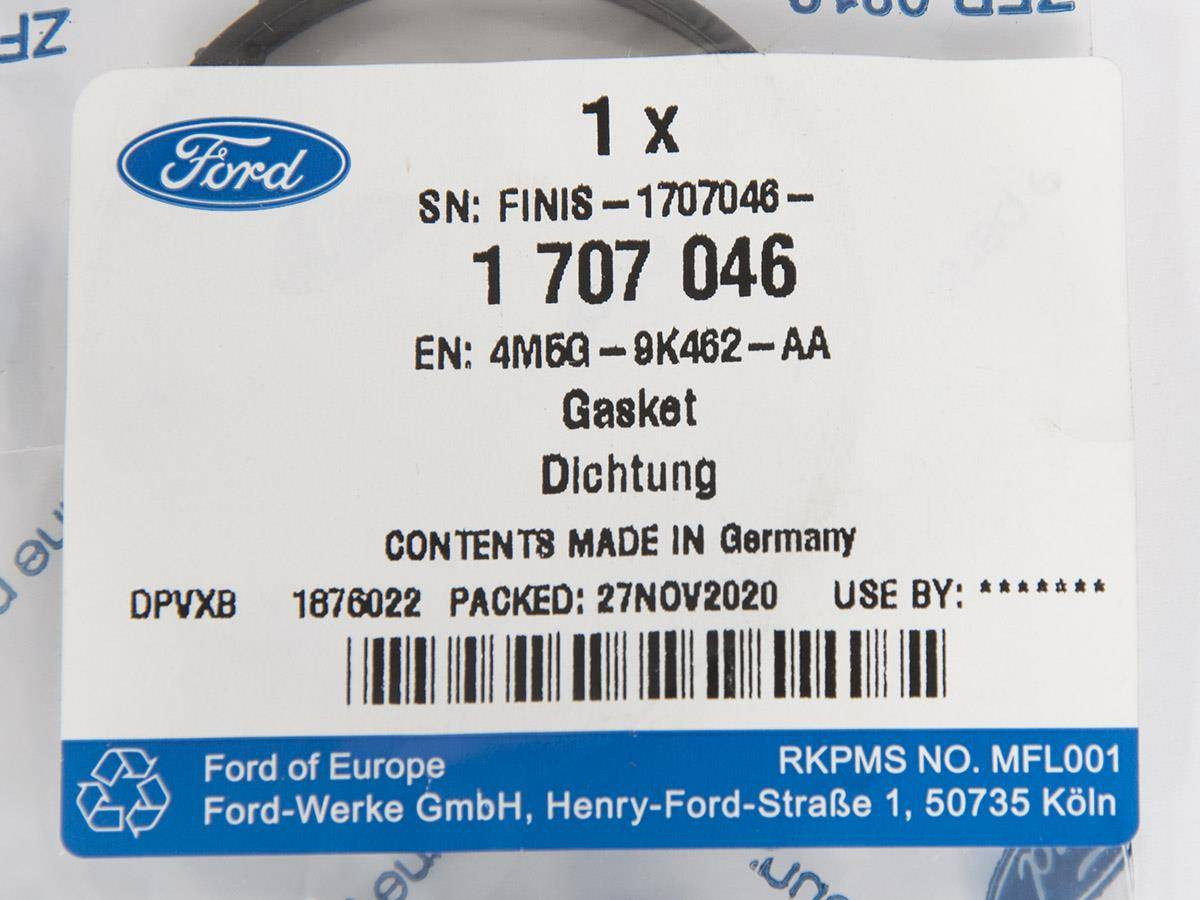 USZCZELKA OBUDOWY TERMOSTATU 1.6 EB FIESTA FOCUS _ 1707046 _ 4M5G-9K462-AA _ 4M5Z-8255-A