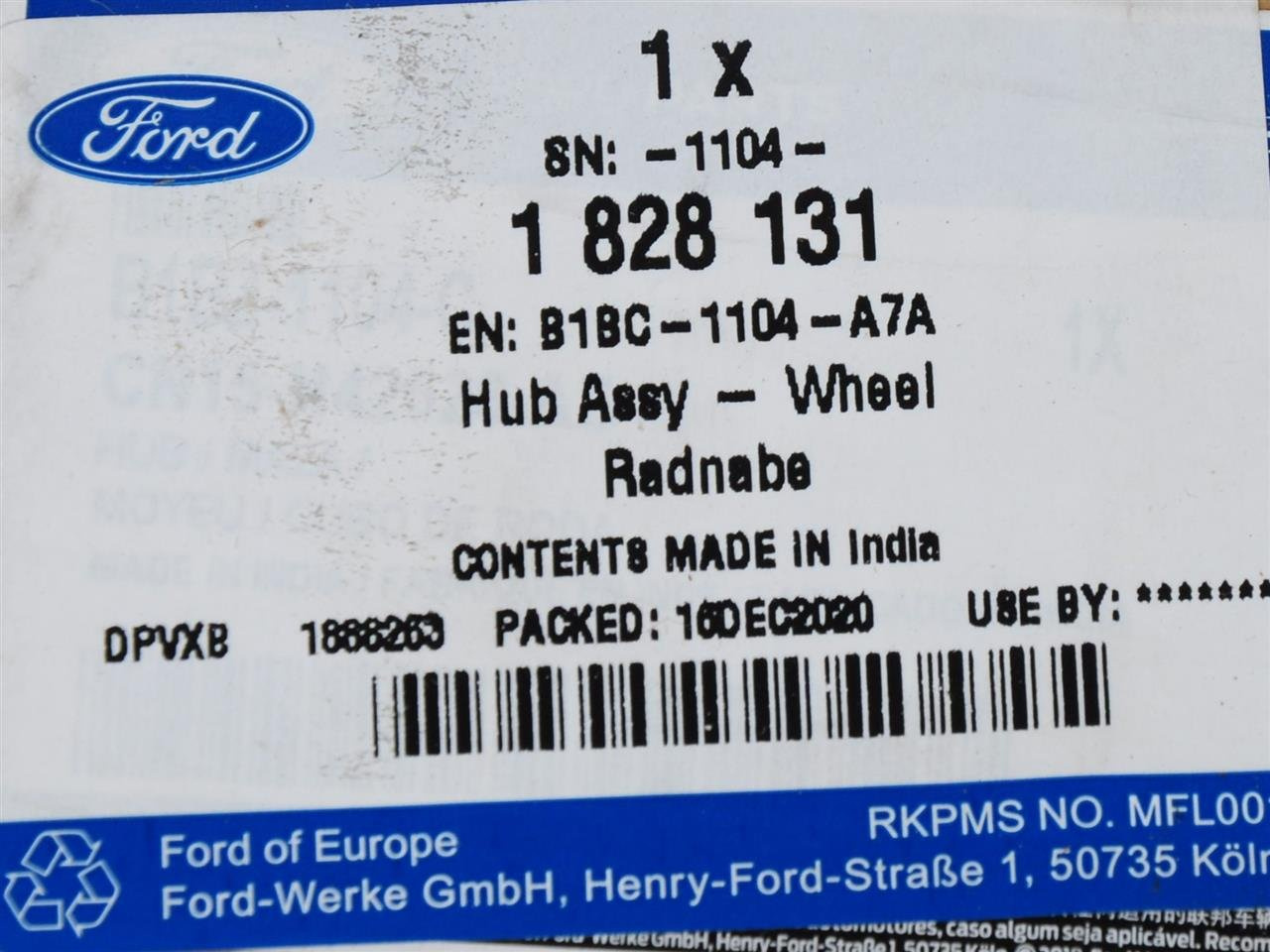 ŁOZYSKO TYŁ ECOSPORT 4WD _ 1828131 _ B1BC-1104-A7A _ B1BZ-1104-C _ GTU_07