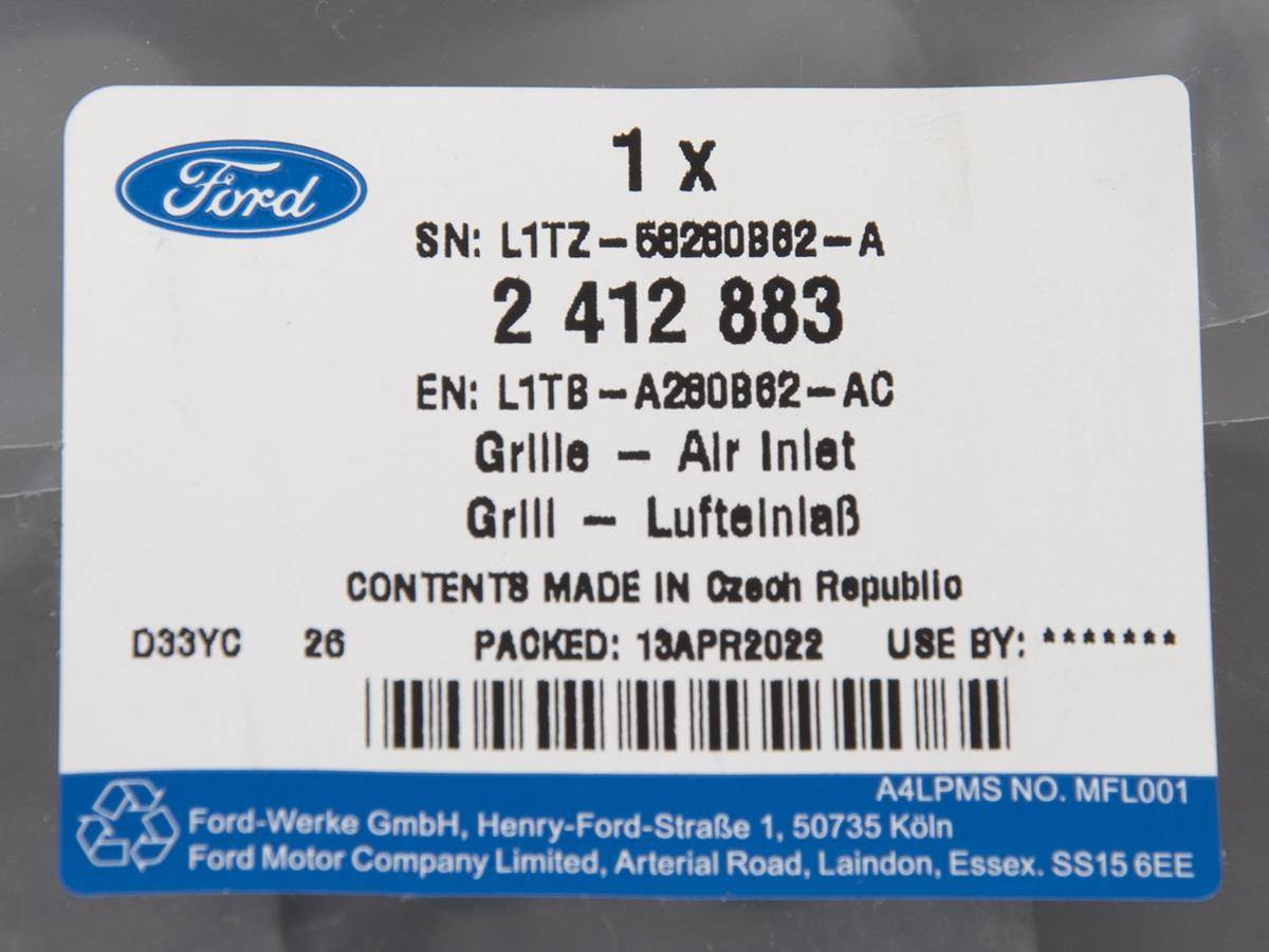 KRATKA WENTYLACYJNA TYŁ FORD KUGA ESCAPE USA 20- _ 2412883 _ L1TB-A280B62-AC _ L1TZ-58280B62-A _ GTU_07