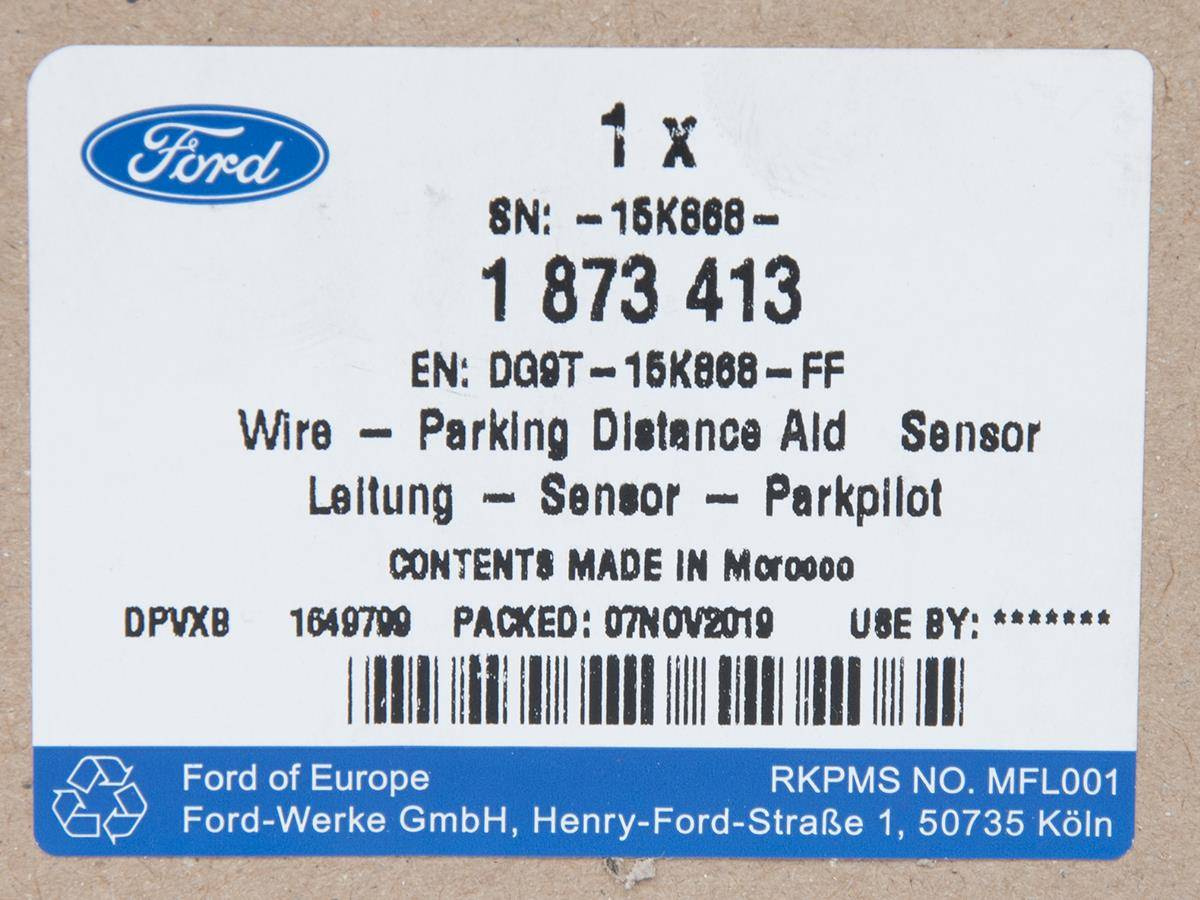 WIĄZKA CZUJNIKÓW PARKOWANIA TYŁ MONDEO 14- _ 1873413 _ DG9T-15K868-FF