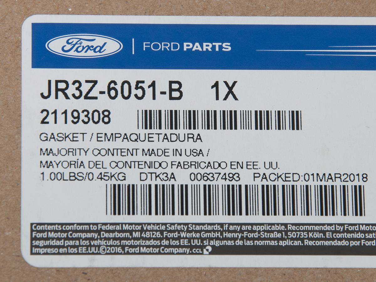 USZCZELKA LEWA GŁOWICY CYLINDRÓW 5.0 MUSTANG 17- _ 2625652 _ JR3E-6083-AA _ JR3Z-6051-B