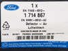 KIEROWNICA POWIETRZA FORD FOCUS 11-15 / 1.6 TDCI  _ 1714867 _ BM51-8312-AC _ GTU_07