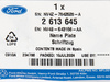 EMBLEMAT "KUGA" KLAPY TYŁ KUGA 22- 24- FORD OE _ 2613645 _ NV4B-S43156-AA