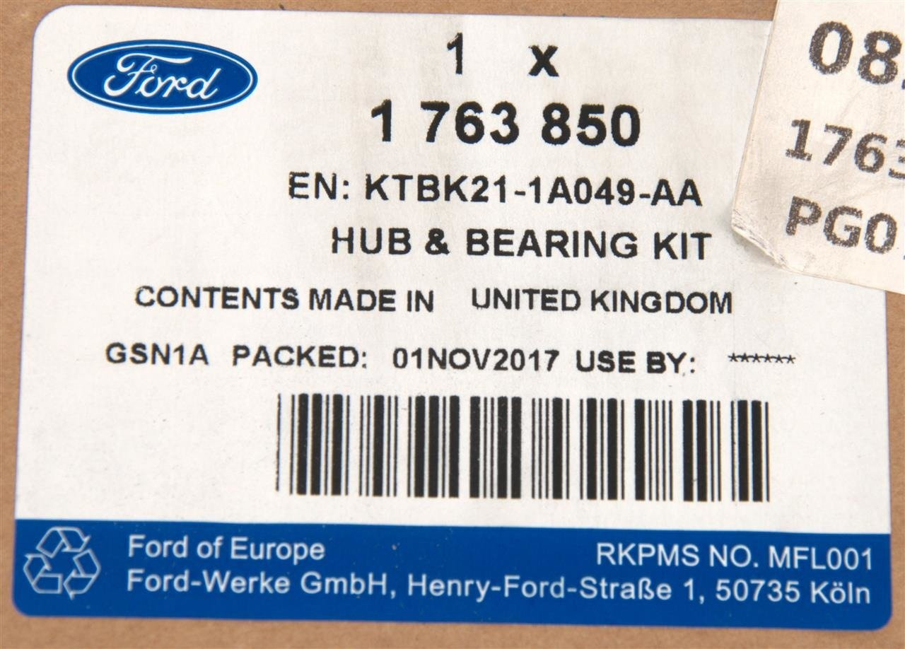 ŁOŻYSKO KOŁA ZESTAW TYŁ TRANSIT 14- CUSTOM 12- _ 2622843 _ KTBK21-1A049-AA _ GTU_07