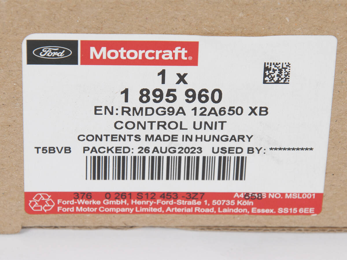 MODUŁ STEROWNIK SILNIKA S-MAX/GALAXY 15-18 1.5 EB _ 1895960 _ RMDG9A-12A650-XB