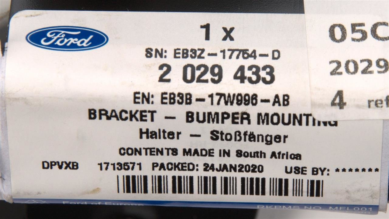 WSPORNIK PRAWY ZDERZAKA RANGER 2015- _ 2029433 _ EB3B-17W996-AB