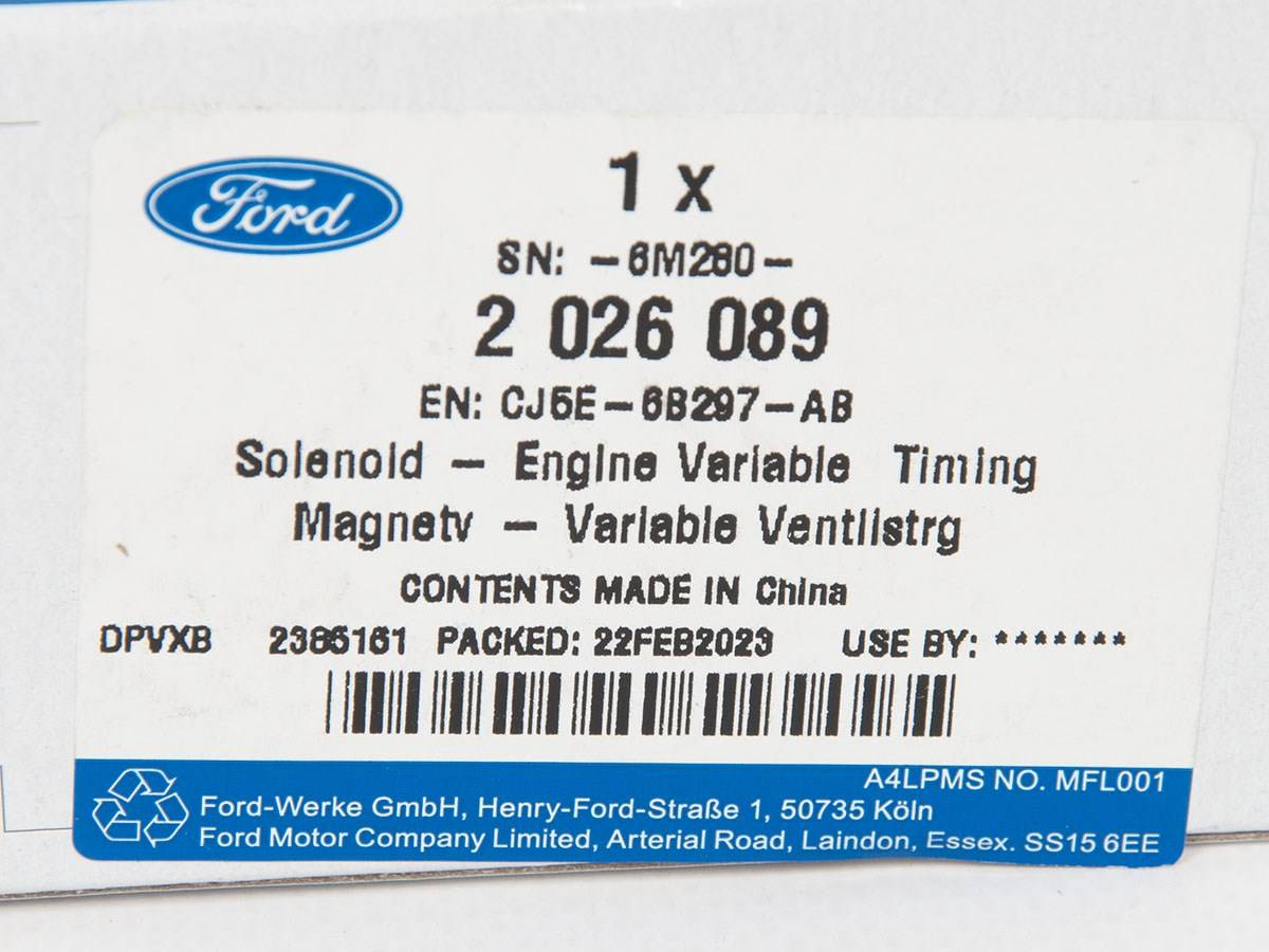 ZAWÓR WAŁKA ROZRZĄDU 2,0 / 2,3 EB MUSTANG KUGA _ 2026089 _ CJ5E-6B297-AB _ CJ5Z-6M280-A