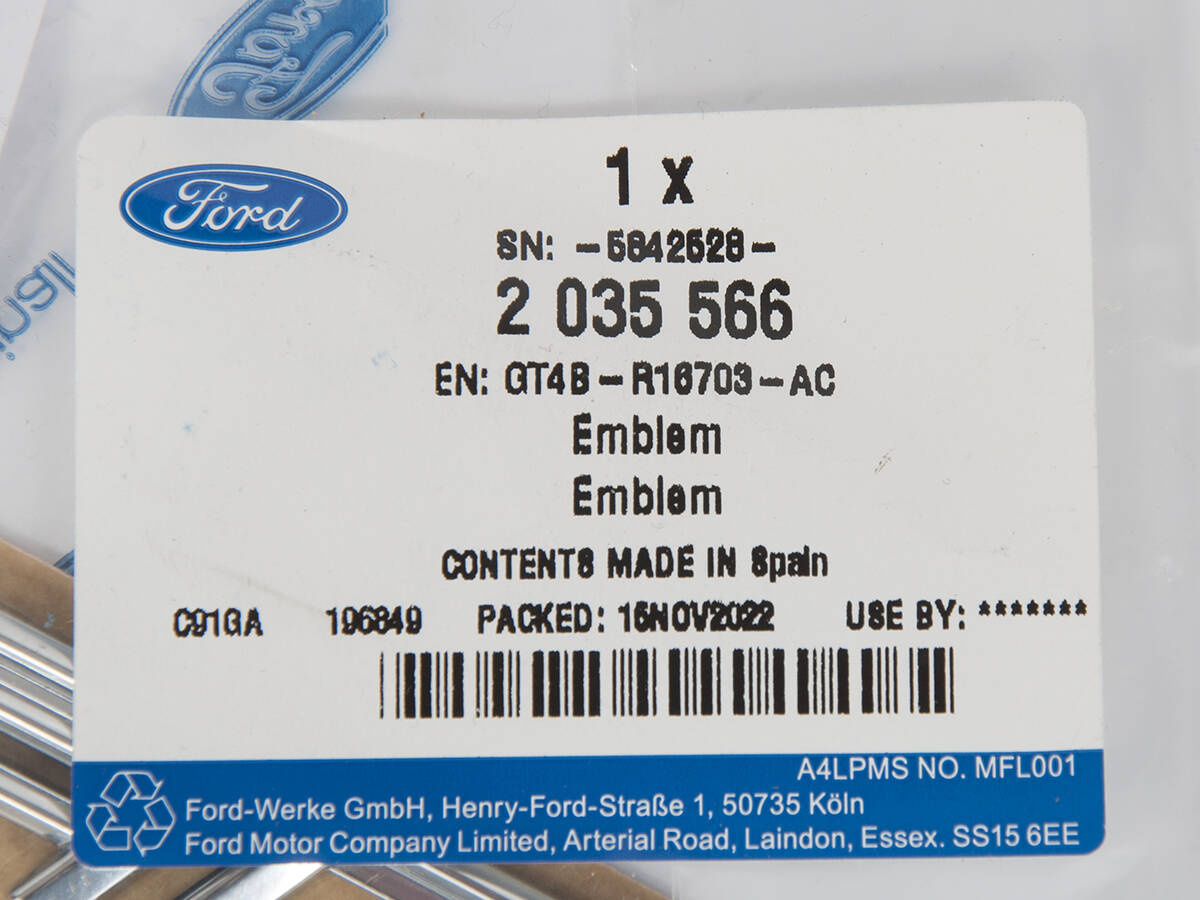 EMBLEMAT "VIGNALE" EDGE 15-18 _ 2035566 _ GT4B-R16703-AC _ GTU_07