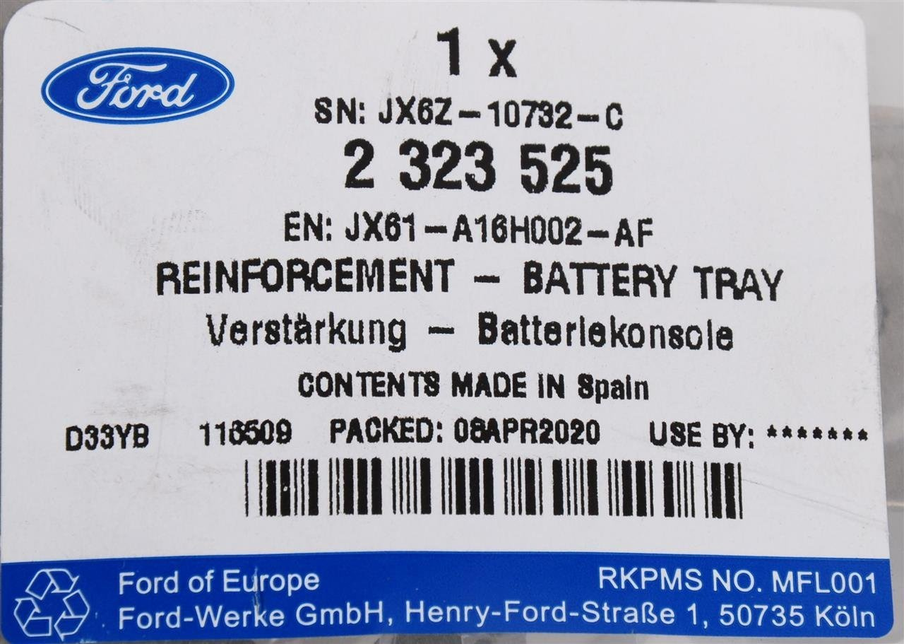 WSPORNIK PODSTAWY AKUMULATORA FOCUS 18- KUGA 20- _ 2323525 _ JX61-A16H002-AF _ JX6Z-10732-C _ GTU_07