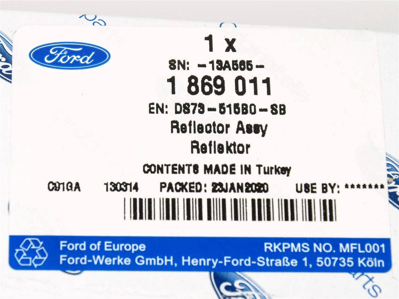 ODBLASK PRAWY TYŁ MONDEO MK5 2014- KOMBI _ 1869011 _ DS73-515B0-SB _ GTU_07