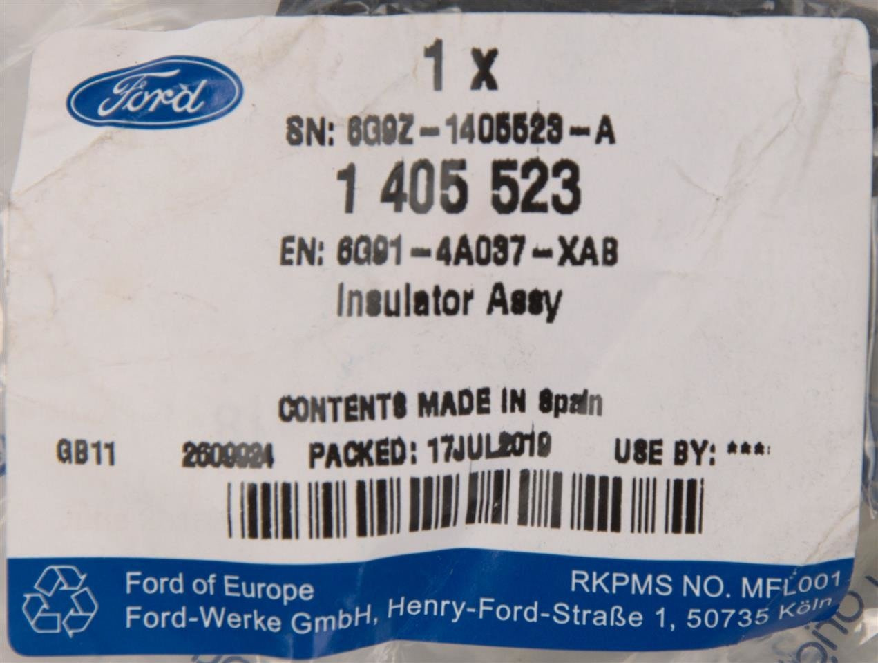 TULEJA STABILIZATORA TYŁ KUGA 12- S-MAX / GALAXY 2006- _ 1405523 _ 6G91-4A037-XAB _ 6G9Z-5493-A