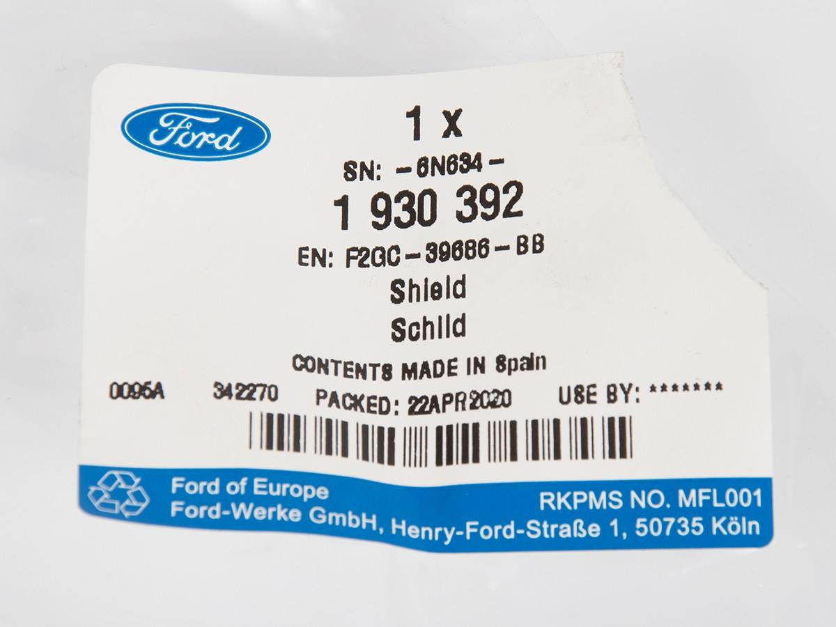 OSŁONA SILNIKA PRZEKŁADNI KIEROWNICZEJ MONDEO 15-22 _ 1930392 _ F2GC-39686-BB _ F2GZ-6N634-B