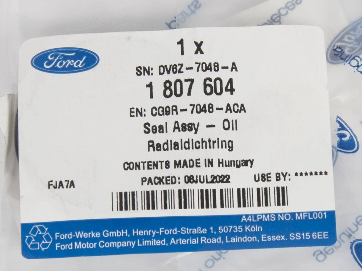 USZCZELNIACZ SKRZYNI BIEGÓW VMT6 / MMT6 FORD OE